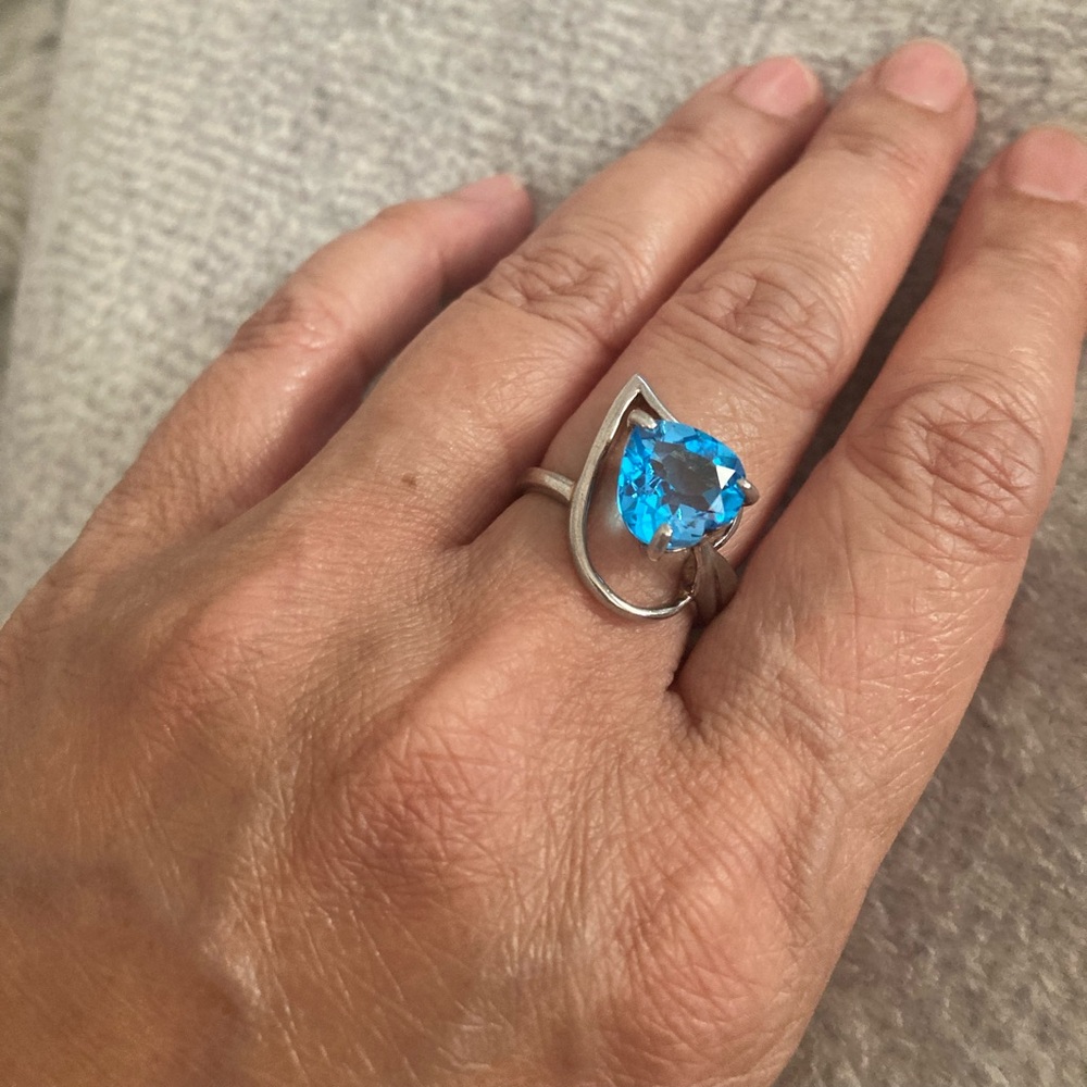 Blue topaz Ring